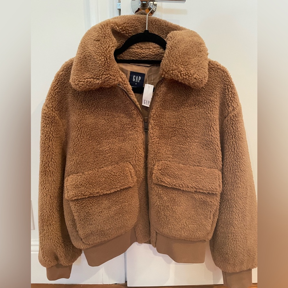 NEW GAP Sherpa Moto Jacket